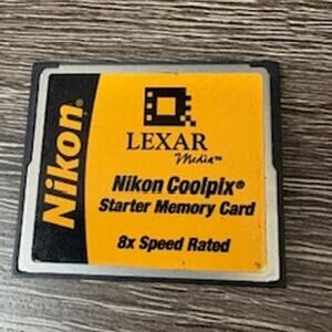 Lexar Nikon Coolpix Digital Camera Starter Memory Card 16MB 8X Speed Rated